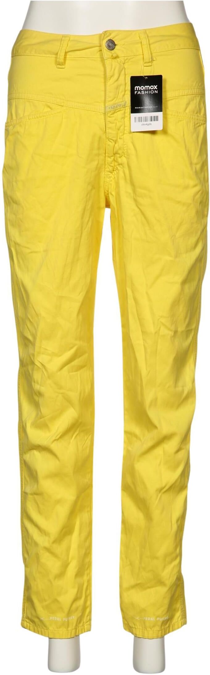 Closed Damen Stoffhose, Neon, Gr. EU 40 (IT 46), Baumwolle - Second Hand