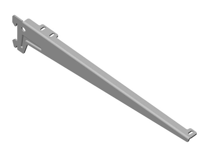 Winkelträger Lose Weissalu T 38cm 2 Stk