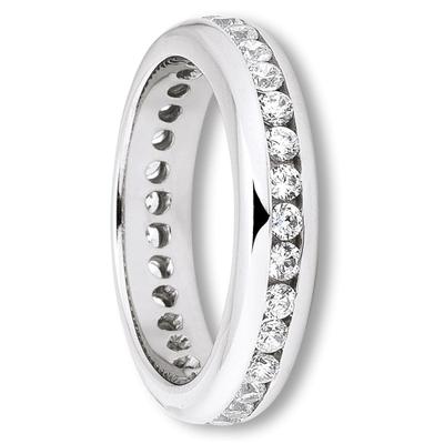 Silberring ONE ELEMENT "Zirkonia Ring aus 925 Silber" Gr. 56, silber, Fingerringe, Damen, 56,mit Zirkonia, Silber 925 (Sterlingsilber), Silberring, Ausdruck von Individualität – dezent, bedeutungsvoll, nah am Herzen