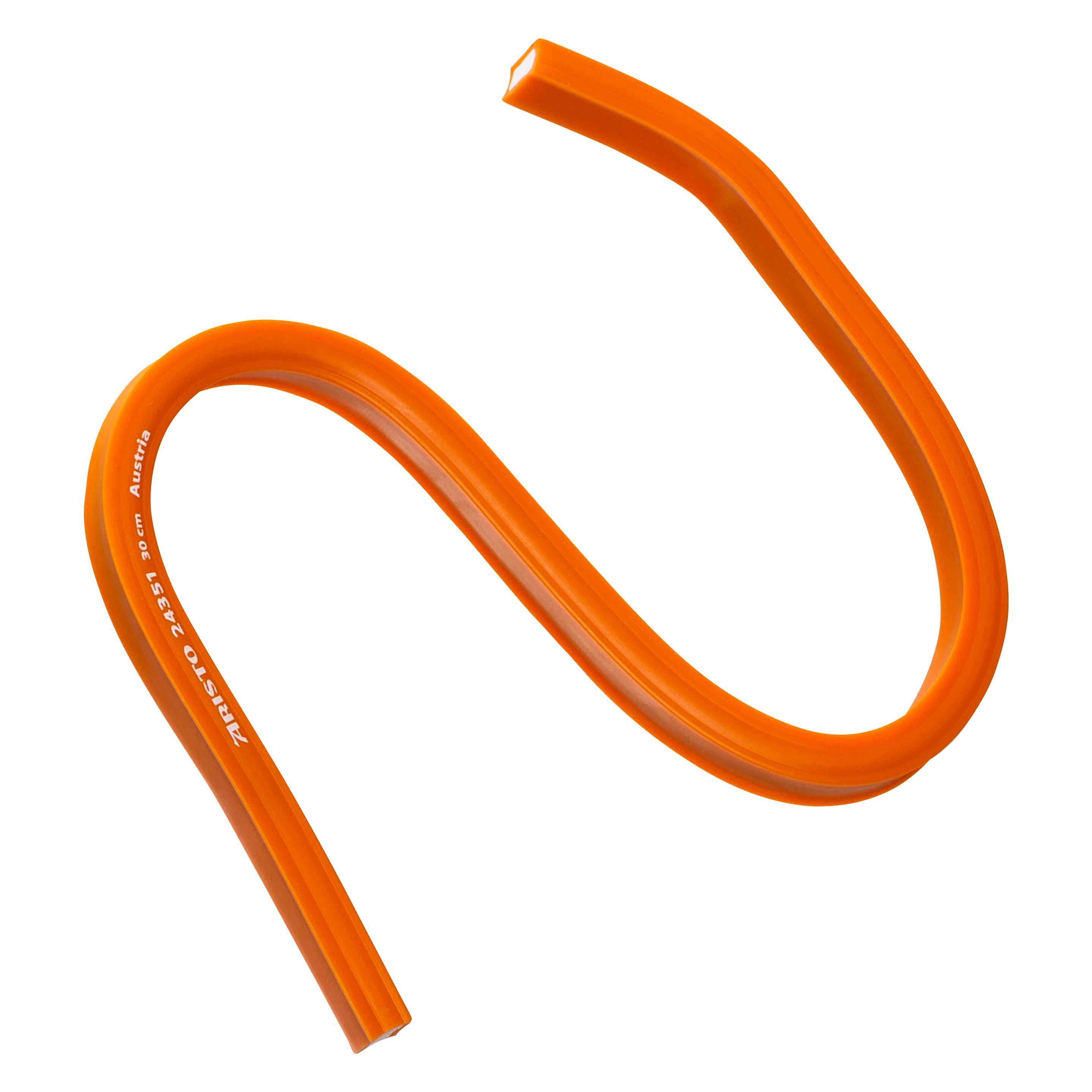 Aristo Kurvenlineal flexibel 30cm orange (30 cm, Kunststoff) (AR24351)