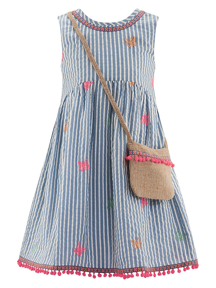happy girls by Eisend 2tlg. Outfit in Hellblau/ Weiß - 134
