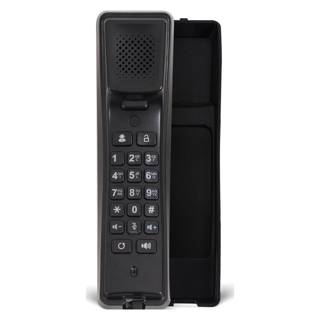 2N Innensprechstelle IP Handset Schwarz (Drahtgebunden, Ethernet, Kabelgebunden) (1120101B)