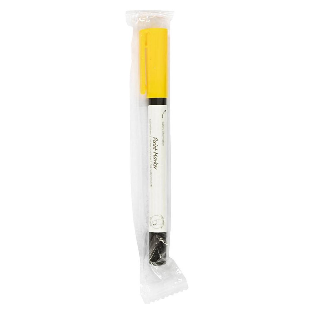 Creativ Company Decorative Marker, line 0,9-1,3 mm, yellow, 1 pc (874044)