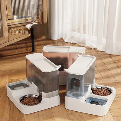 Youfap Market Automatic 2 in 1 Pet Feeder, Keep Your Cat And Dog Hydrated And Fed blue