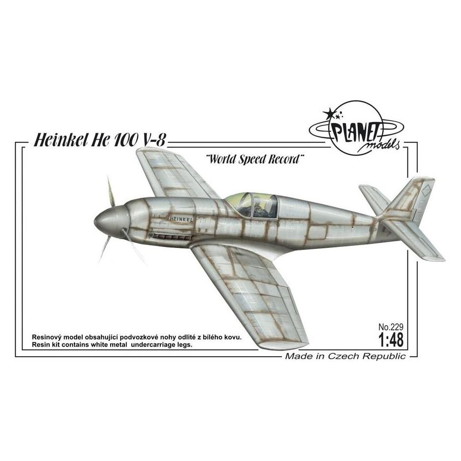 Planet Models Heinkel He 100V-8 World Speed Record (Motorflugzeug) (129-PLT229)