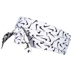 NIKE Bandana Headband Stirnband 176 white/black/white