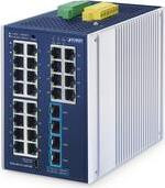 Planet Technology Corp. IGS-4215-24T4X Industrial L2+ 24-Port Managed Switch