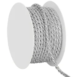Kordel, silber, 4 mm, 10 m