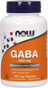 Now Foods Gaba 500 mg + Vitamina B6 100 VCaps