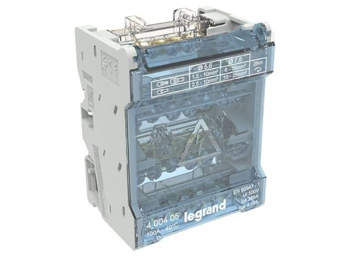 Legrand 400405 modulaire verdeler - 4-polig - 100A - 4 moduli