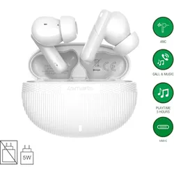 4smarts Wireless Headset SkyBuds Pro ANC weiß