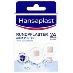 Hansaplast RUNDPFLASTER AQUA PROTECT 24 St Pflaster