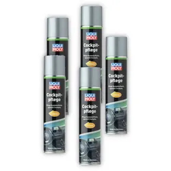 5x Pflegemittel LIQUI MOLY 1599 Cockpitpflege Citrus Duft Cockpit Reiniger 300 ml