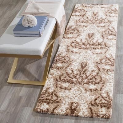 SAFAVIEH Florida Shag Kylie Damask 1.2-inch Thick Rug