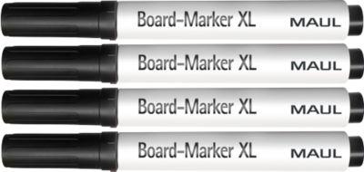 MAUL Tafelschreiber XL, schwarz, 4 Stück