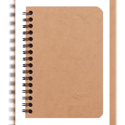 Clairefontaine 5x Notizheft Age Bag 9.5x14cm liniert 50 Blatt - Tabak 78596C