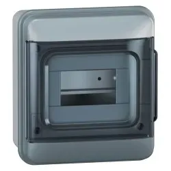 Legrand 601886 Legrand Feuchtraumverteiler Plexo S, Aufputz, IP65-IK07, 1-reihig, 6 Module