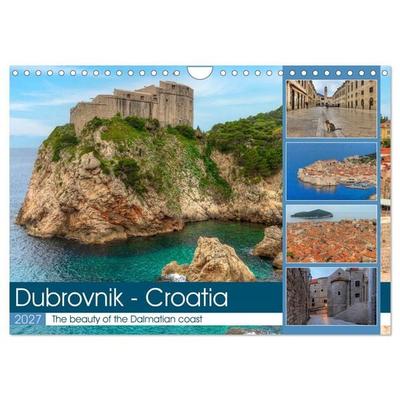 Dubrovnik - Croatia The beauty of the Dalmatian coast (Wall Calendar 2027 DIN A4 landscape), CALVENDO 12 Month Wall Calendar