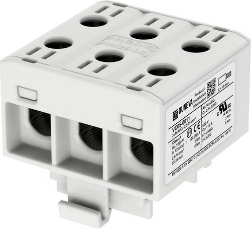 Ouneva Group VC05-0011 Verteilerblock Schrauben Grau 1St.