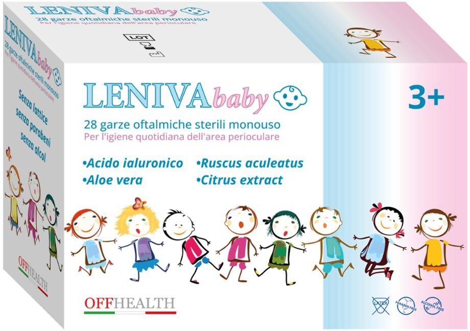 OFFHEALTH SpA LENIVA Baby, 28 Garze Sterili Monouso