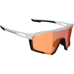 Leatt, Herren, Sportbrille, Sunglasses SpeedViz Pro Black/White Iriz Cryztal Red 13 VLT (Black, Weiss, Red), Rot, Weiss, Schwarz