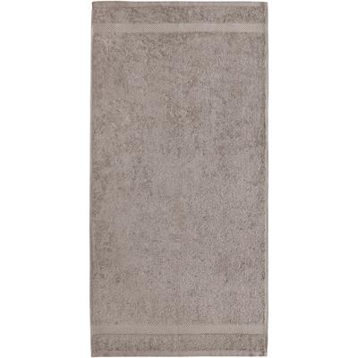 Strandtuch DYCKHOFF "Planet", grau (taupe), B:70cm L:200cm, Walkfrottier, Obermaterial: 100% Baumwolle, Handtücher