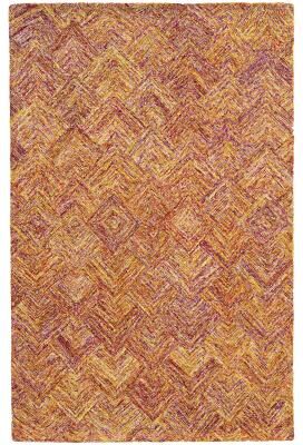 Style Haven Colorscape Handmade Loop Pile Faded Diamond Wool Rug