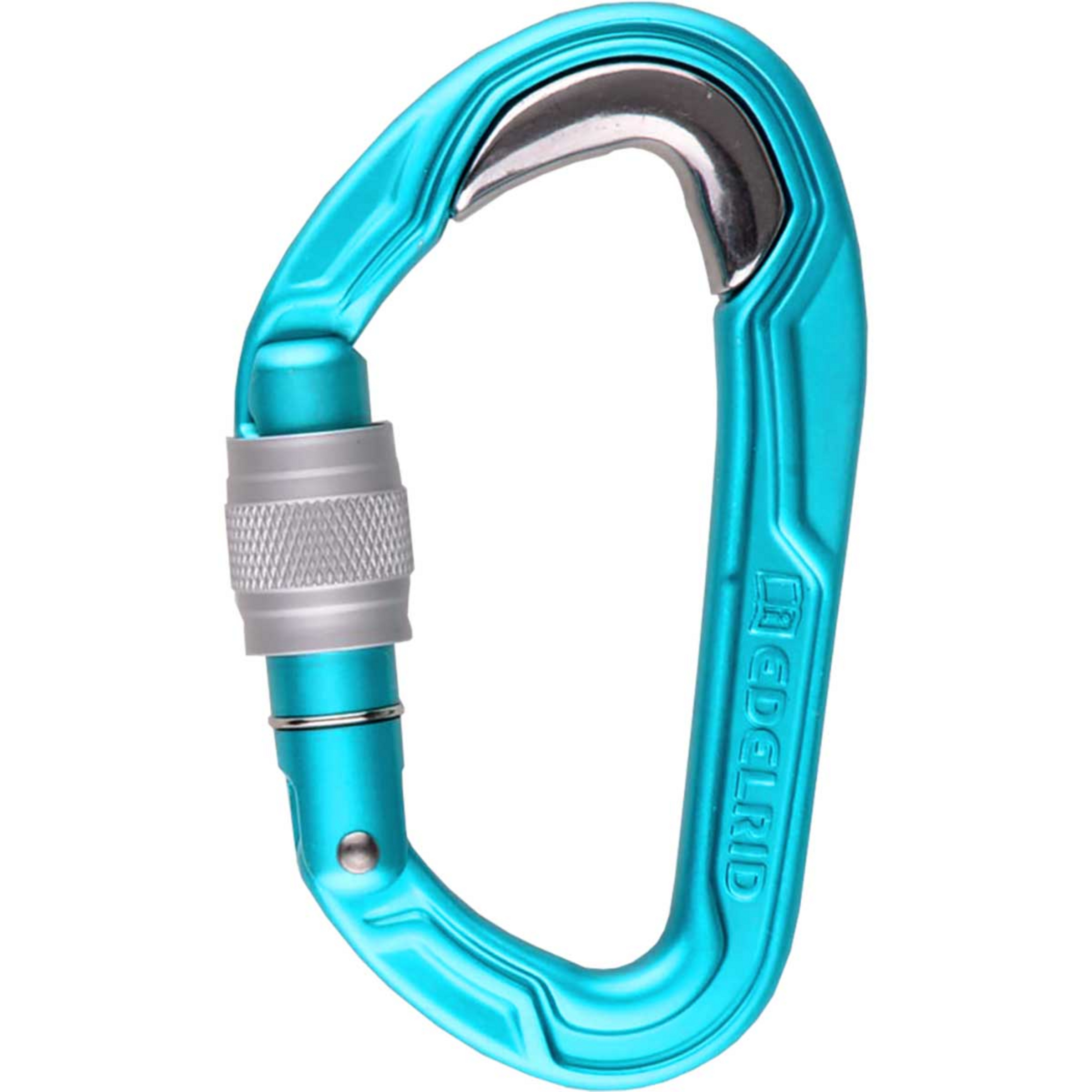 Edelrid Bulletproof Screw Karabiner Karabiner tuerkis Alpinklettern