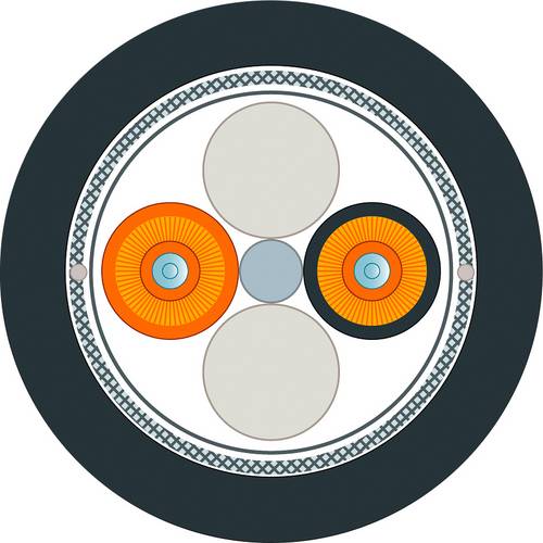 Siemens 6XV18733GT20 Glasfaser LWL Anschlusskabel Schwarz, Orange 50/125 µ Multimode OM2