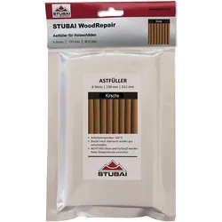 Stubai, Heisskleber, WoodRepair Kompakt-Beutel, Kirsche, 8 Sticks