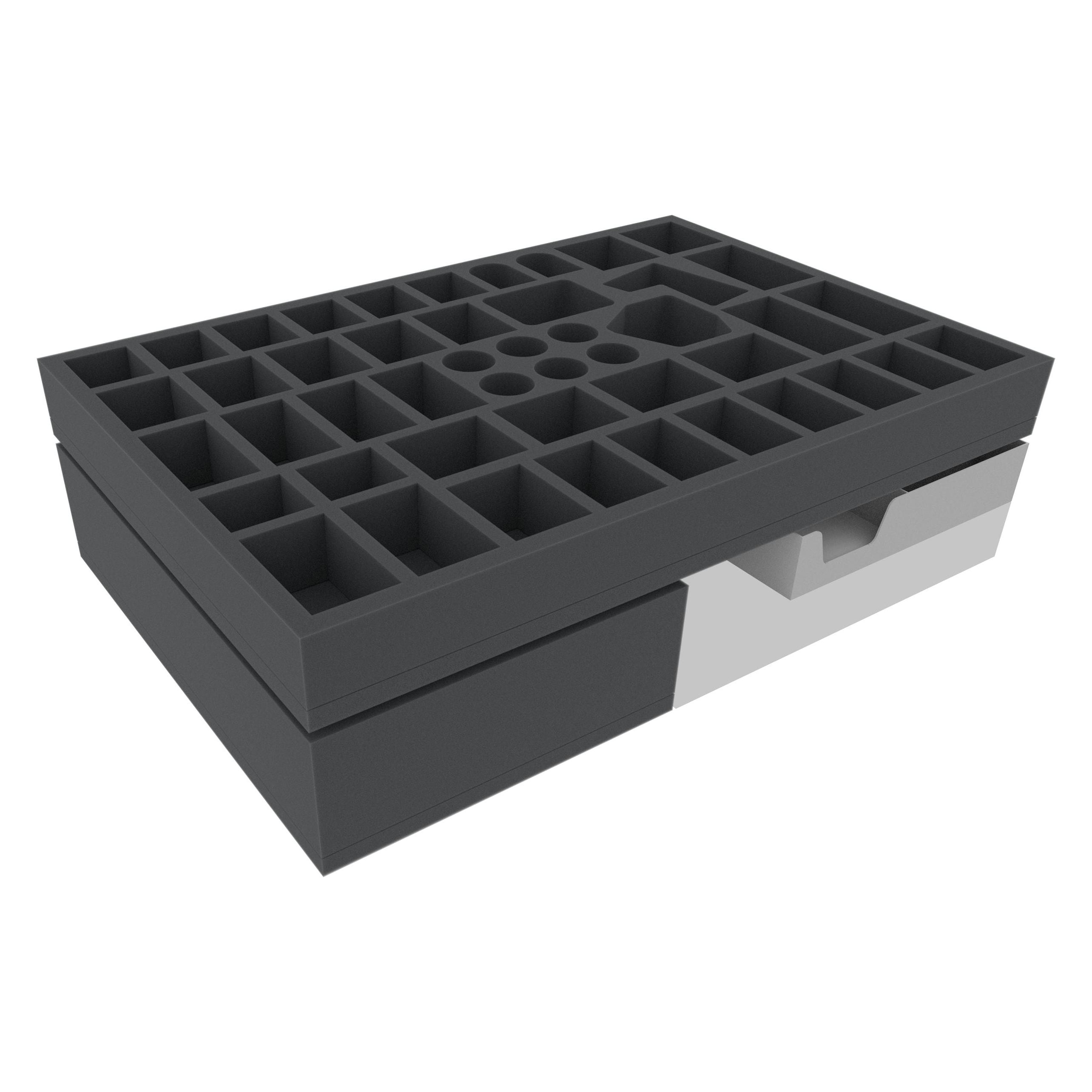 Feldherr ORG054 - Schaumstoff-Set + Organizer für Warhammer Quest: Die verfluchte Stadt - Brettspielbox (Kunststoff, Schaumstoff) (ORG054)