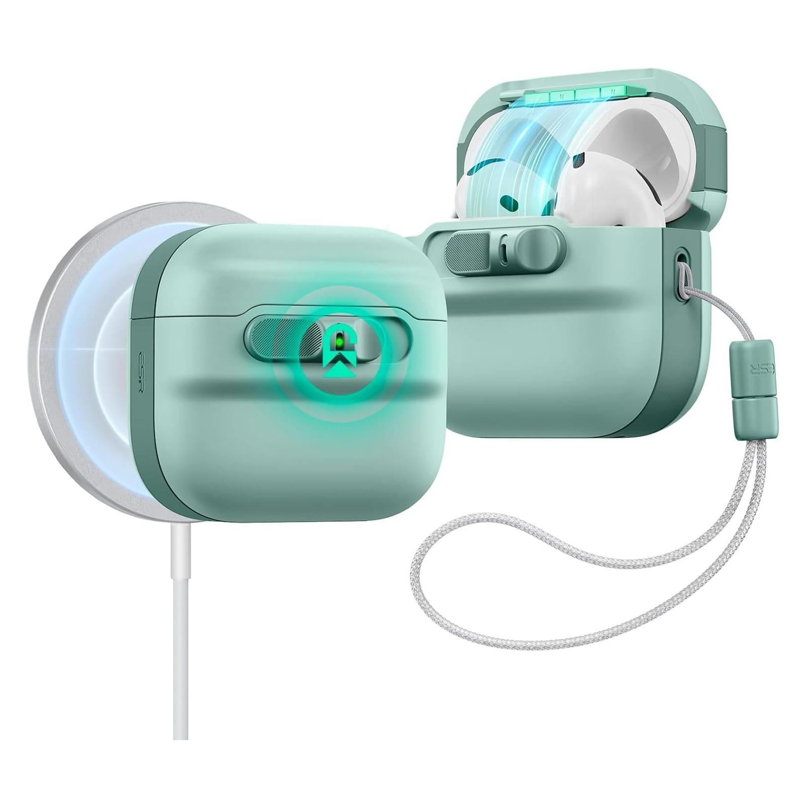 ESR Pulse Halolock Magsafe Case for AirPods 4 - Green (26614-0)