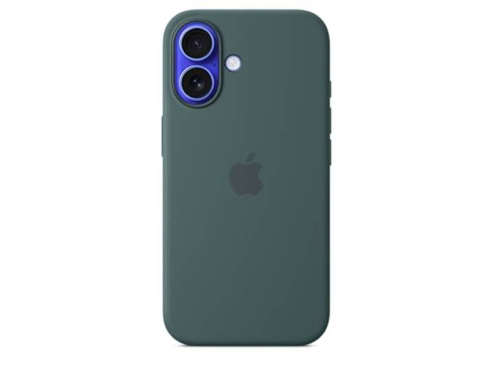 Apple Siliconenhoesje met MagSafe voor iPhone 16 - Blauwgroen ​​​​​​​