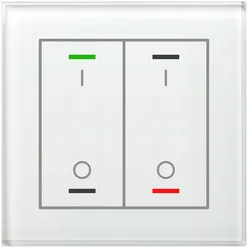 MDT technologies KNX Glastaster II Light 2- GTL-2TBW.02S