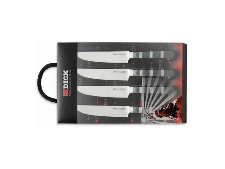 F. DICK Geschirr-Set DICK Serie 1905 Steakmesser-Set, Messer, Edelstahl / Kunststoff