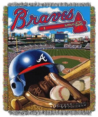 MLB Woven Tapestry Throw Blanket