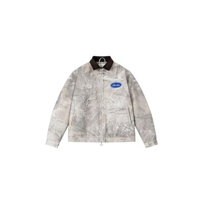 Langmantel ANOTHER COTTON LAB "Another Cotton Lab Tree Outdoor Jacket", Damen, Gr. XL, grau (real tree), 100% Baumwolle, Mäntel