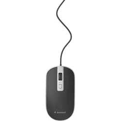 Gembird MUS-4B-06-BS Maus Büro Beidhändig USB Typ-A Optisch 1200 DPI