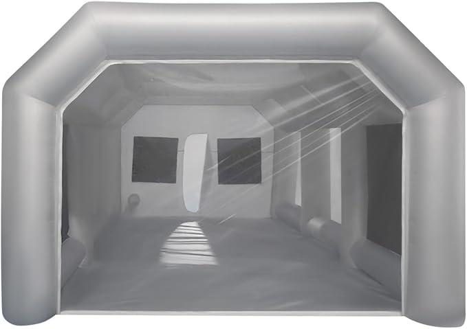 Aufblasbare Sprühkabine Zelt - Modernes Campingzelt für Autoreparaturen, Detaildekorationen, Displays und mehr - Wasserdicht, 4m x 2.5m x 2.2m, für 2 Personen