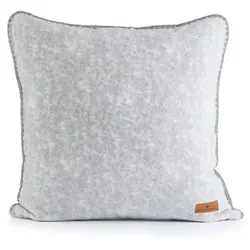 MONT CHALET 2 Kissenhüllen uni Melange Premium Flanell Kettnaht, Farbauswahl
