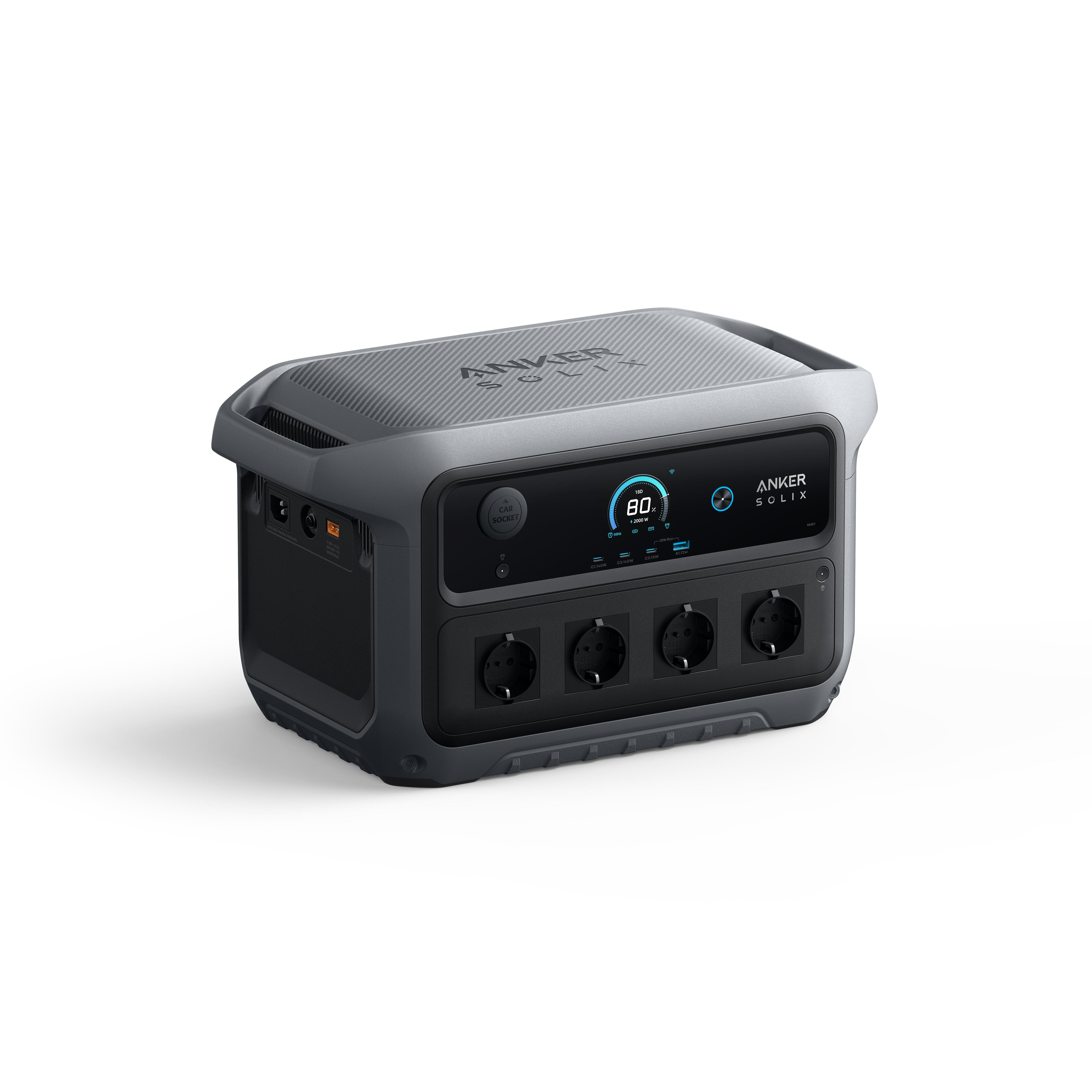 Anker SOLIX C2000 Gen2 tragbare Powerstation portable (0% MwSt. gem. § 12 Abs. 3 UStG) A17833A1 (C2000 Gen2)
