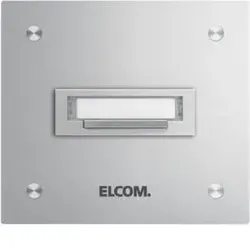 Elcom 5601210 KUP-1/1 Klingelplatte 1/1 UP STABILA