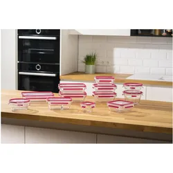 Tefal N10409, Vorratsbehälter, Rot, Transparent