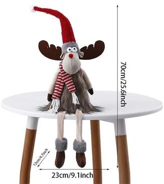 Uplift Treasures Large Standing Lighted Christmas Reindeer Figurine g