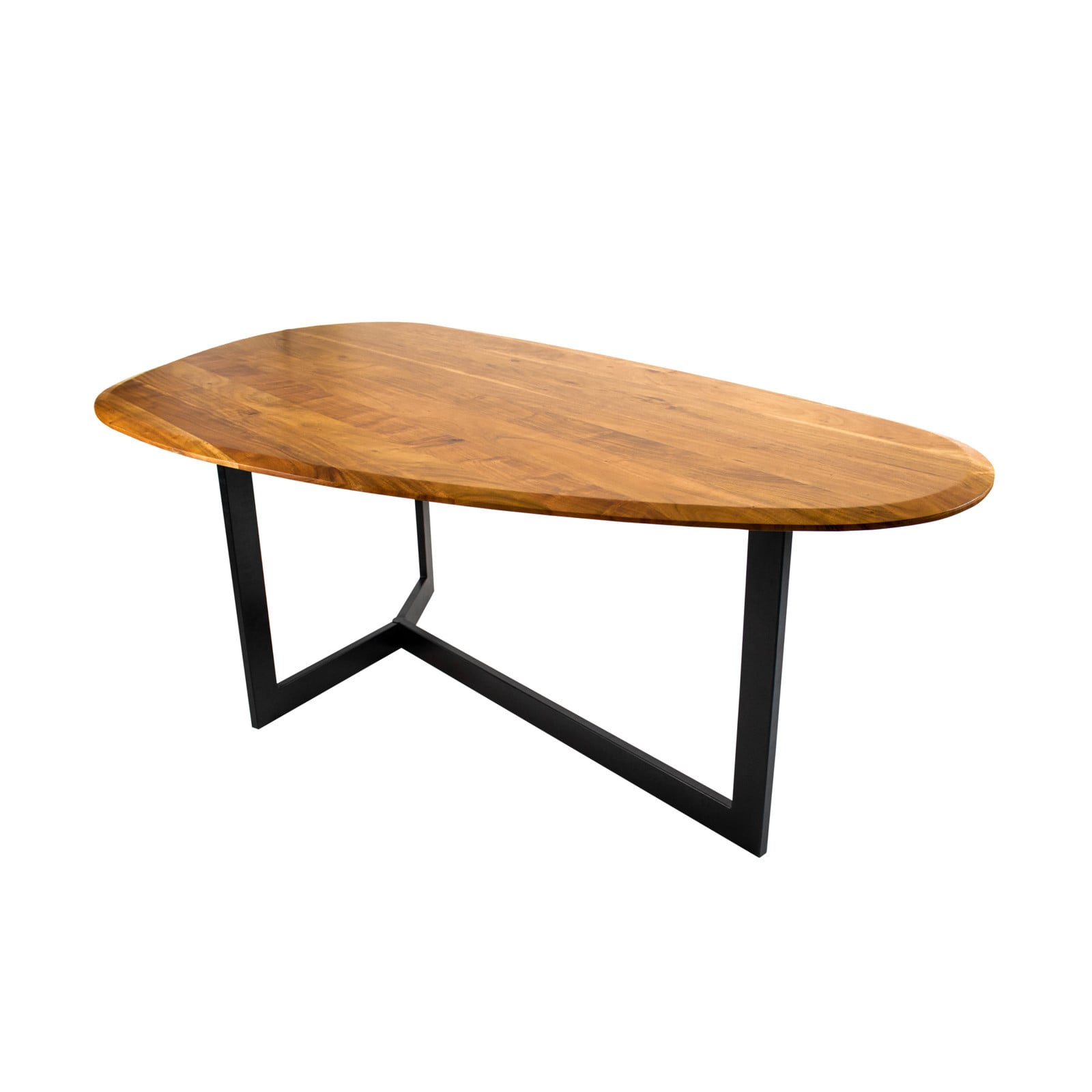 Kick eettafel Sven - 240 cm - Organisch Acacia hout - Cognac