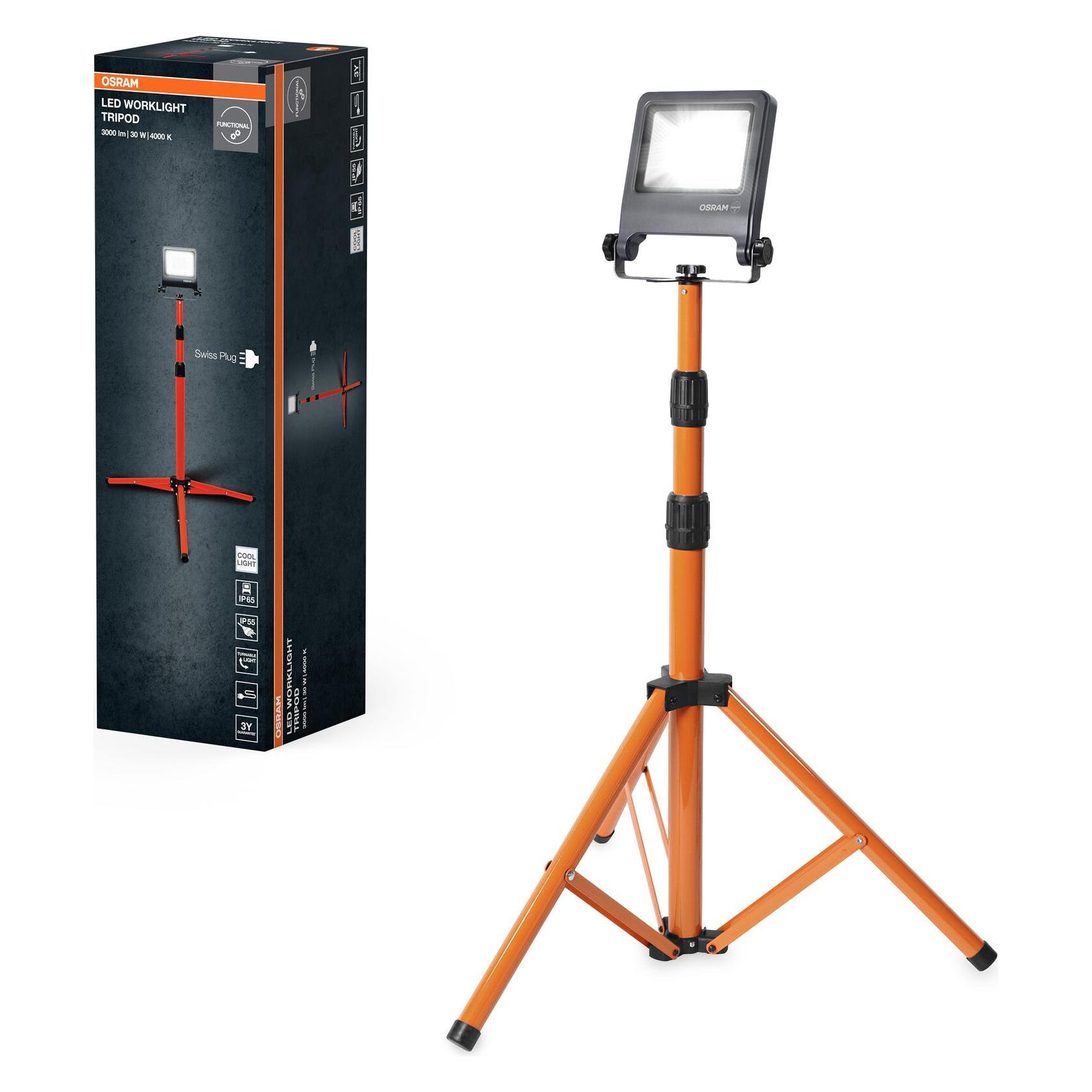Osram LED Worklight Tripod CH Plug 1X30W (2700 lm) (61086390)