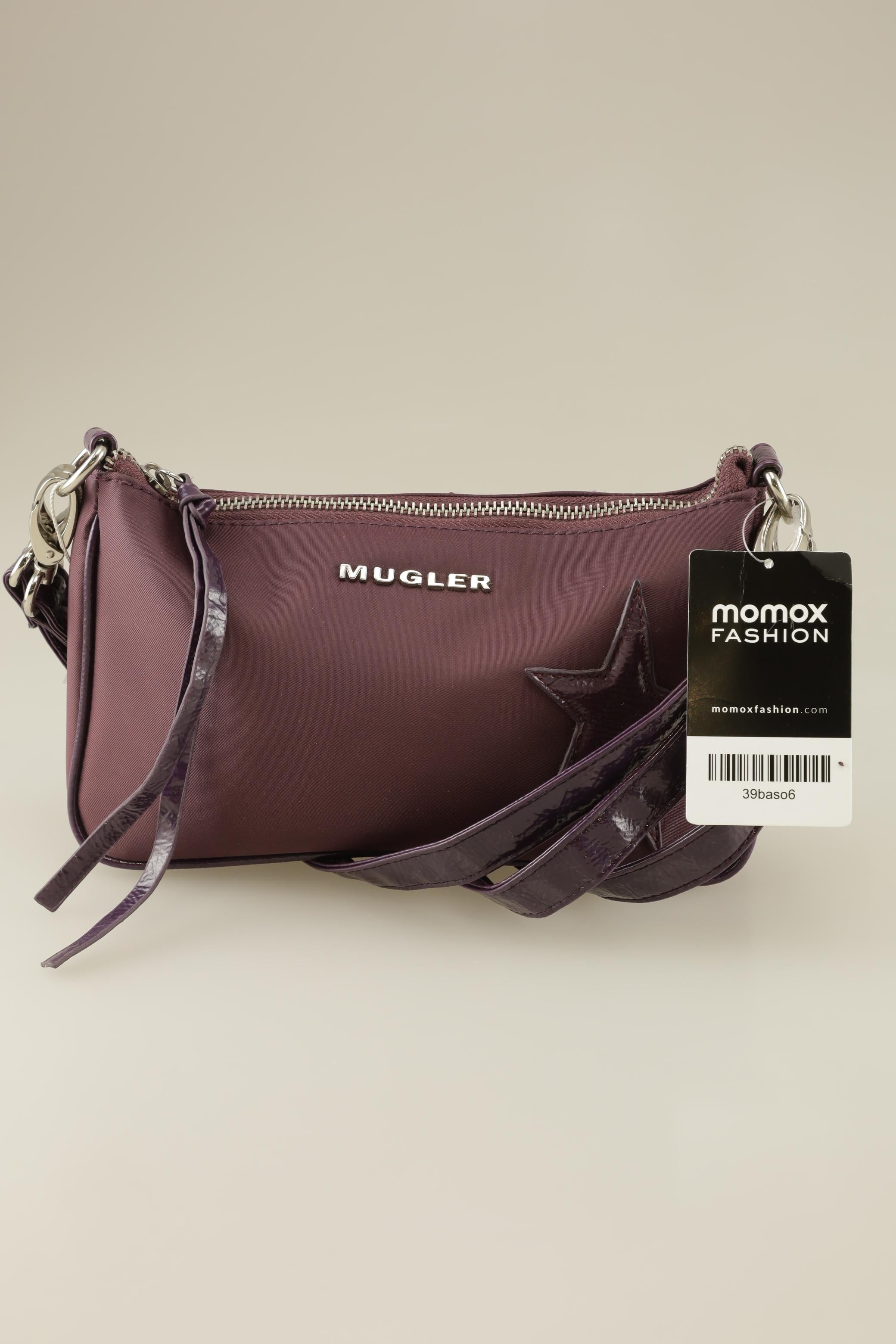 Thierry Mugler Damen Handtasche klein, Lila, kein / Etikett - Second Hand