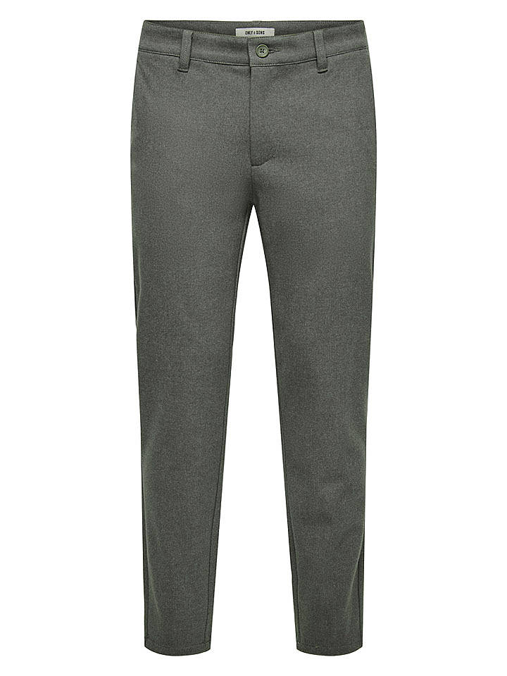 ONLY & SONS Chino "Mark" - Slim fit - in Grau - W32/L32