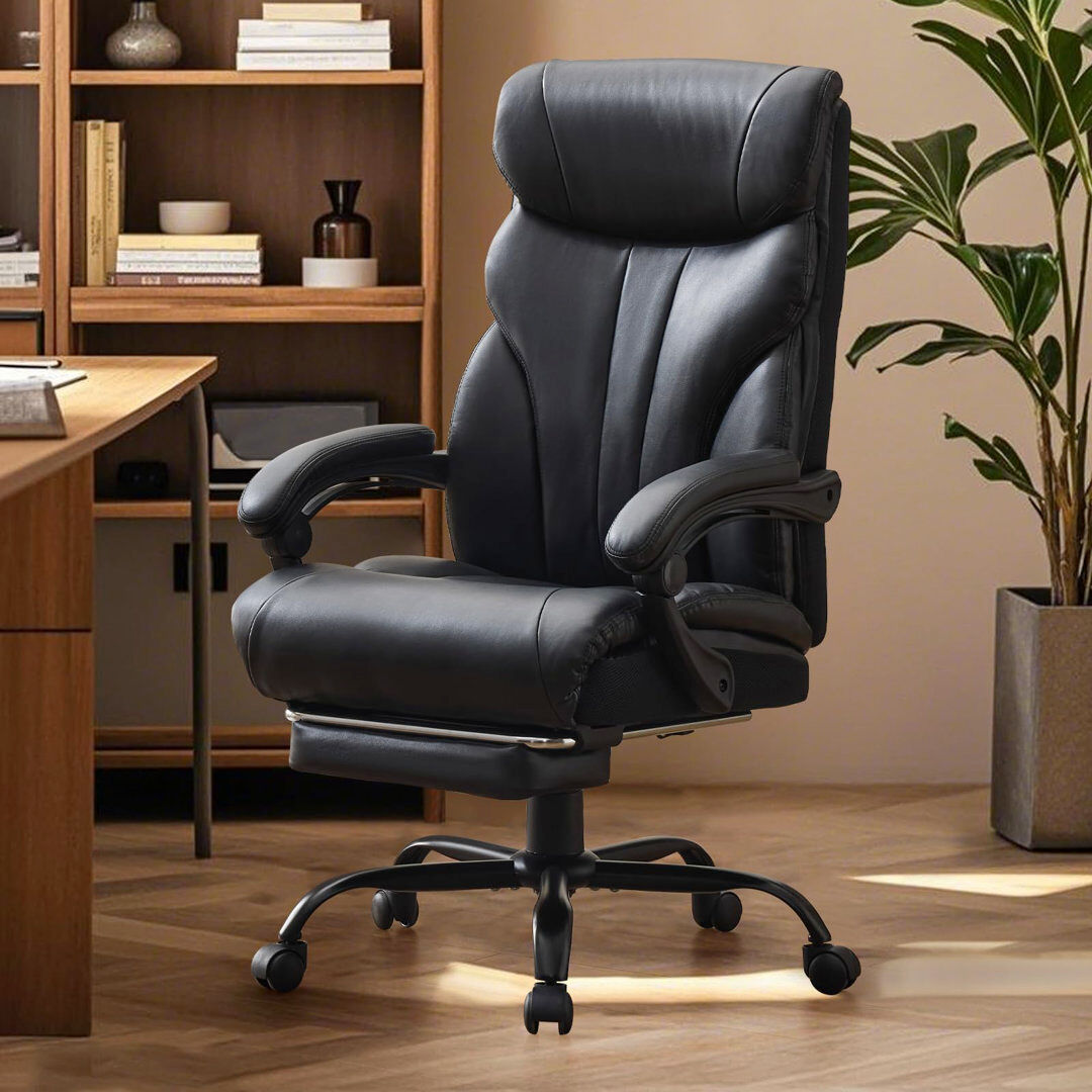 Marlow Home Co. Office Chair Black 72cm W X 86.5cm D
