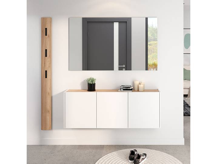 Ensemble d’entrée Libbiano - 3 élém. 52cm Blanc